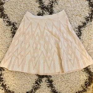 Pink and White Skirt